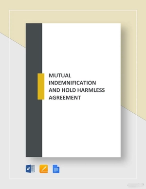 Mutual Indemnification and Hold Harmless Agreement Template
