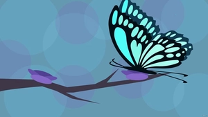 Elegant Butterfly Background