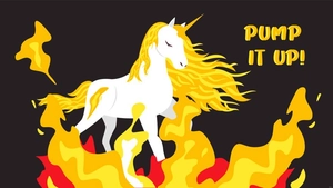 Fire Unicorn Wallpaper