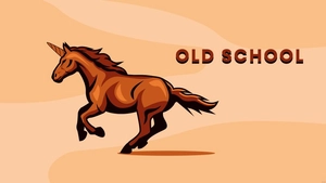 Vintage Unicorn Wallpaper