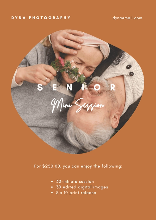 Senior Mini Session Template