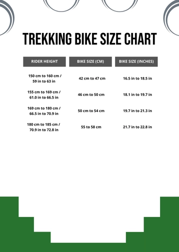 Trek Bike Size Chart