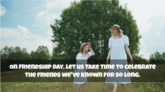 Friendship Day Short Video