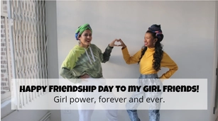 Free Girl Friendship Day Video Template to Edit Online