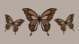 Brown Butterfly Background