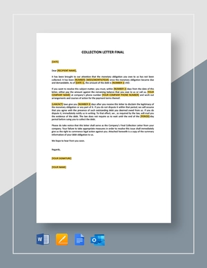 Collection Letter Final