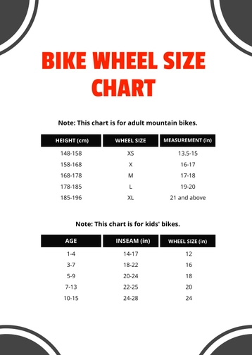 Bike Wheel Size Chart