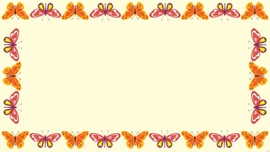 Butterfly Border Background