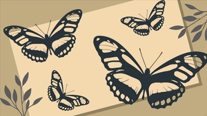 Pretty Butterfly Background
