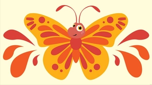 Baby Butterfly Background