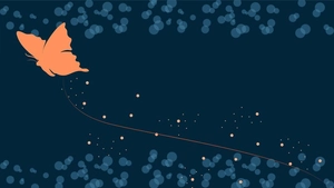 Flying Butterfly Background