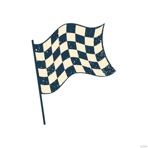 Grunge Checkered Flag clipart