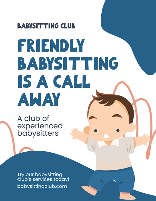 Babysitting Club Flyer