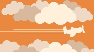 Beige Cloud Background