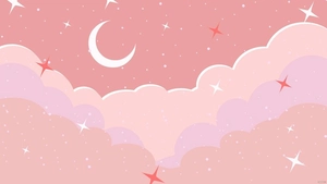 Glitter Cloud Background