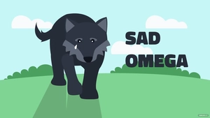 Sad Wolf Wallpaper