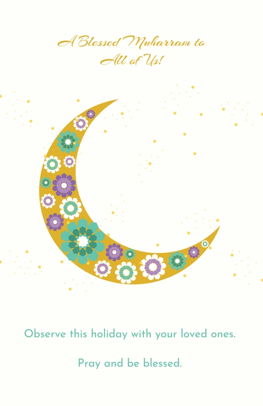 Modern Muharram Poster Template