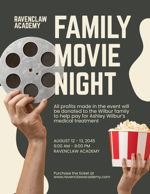 School Benefit Flyer