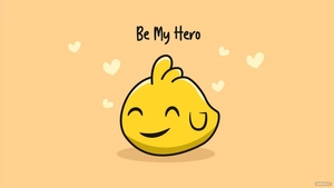 Yellow Kawaii Wallpaper