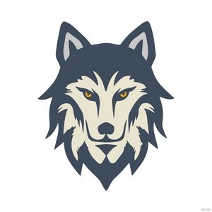 Wolf Face clipart