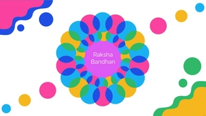 Abstract Raksha Bandhan Background