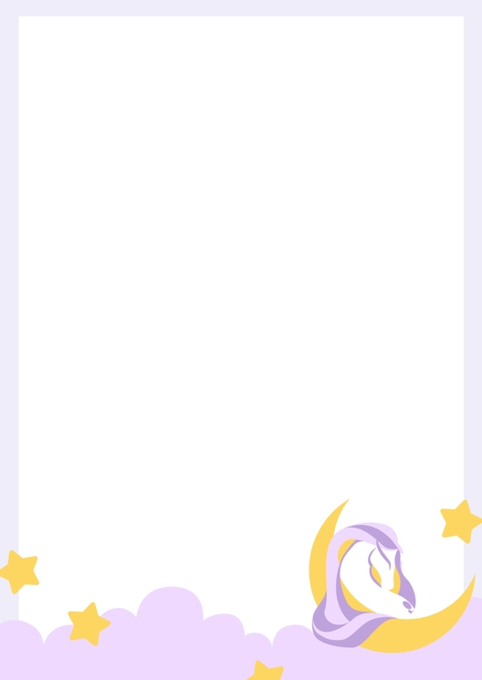 Cartoon Page Border Template