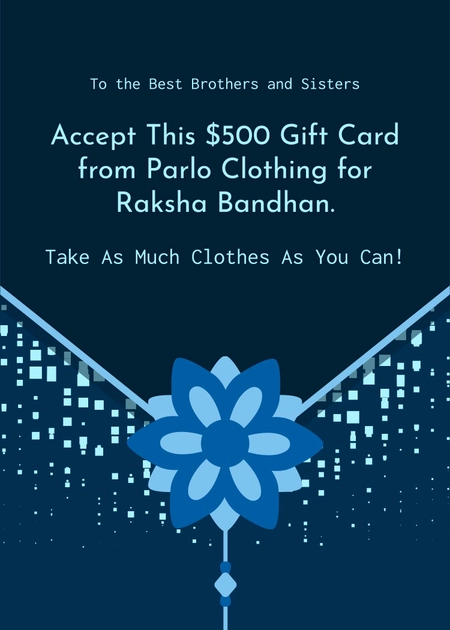 Raksha Bandhan Gift Card Template