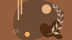 Aesthetic Brown Background