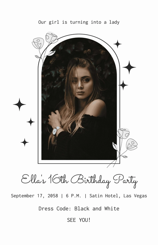 Modern Birthday Poster