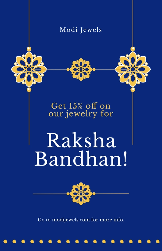 Raksha Bandhan Advertising Poster Template