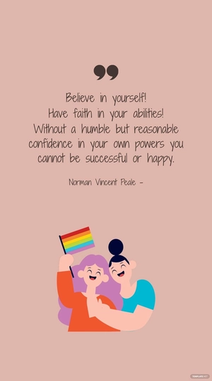 Norman Vincent Peale - Believe in yourself! Have faith in your abilities! Without a humble but reasonable confidence in your own powers you cannot be successful or happy.