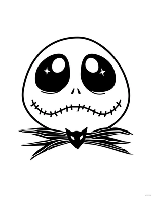 Nightmare Before Christmas Coloring Page