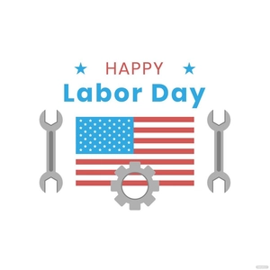 Patriotic Labor Day Clipart