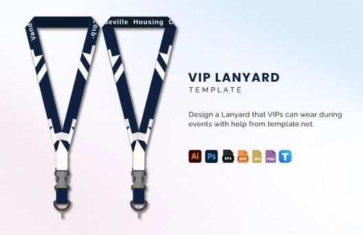 VIP Lanyard Template