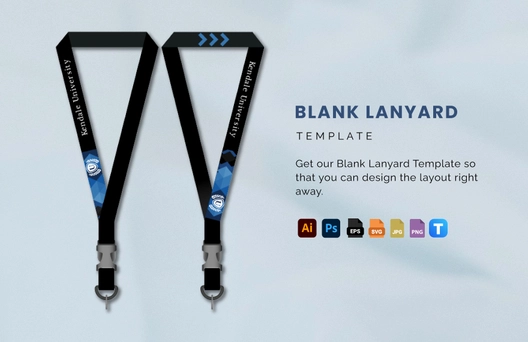 Blank Lanyard Template