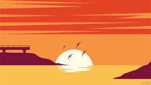 Sunset Sky Background