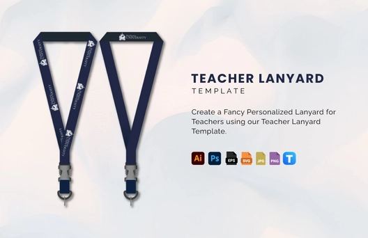 Teacher Lanyard Template