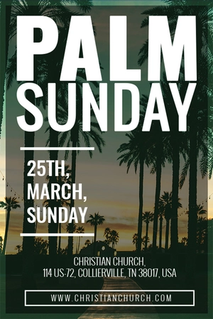 Palm Sunday Tumblr Post Template