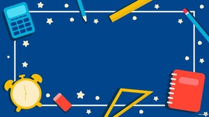 Back To School Border Background