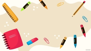 Back To School Supplies Background