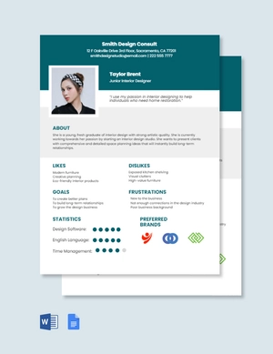 Interior Designer Persona