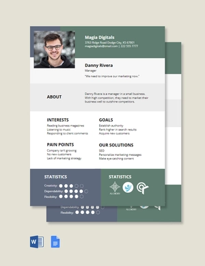B2B Buyer Persona Template