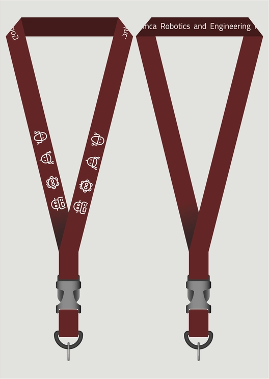 Red Lanyard Template