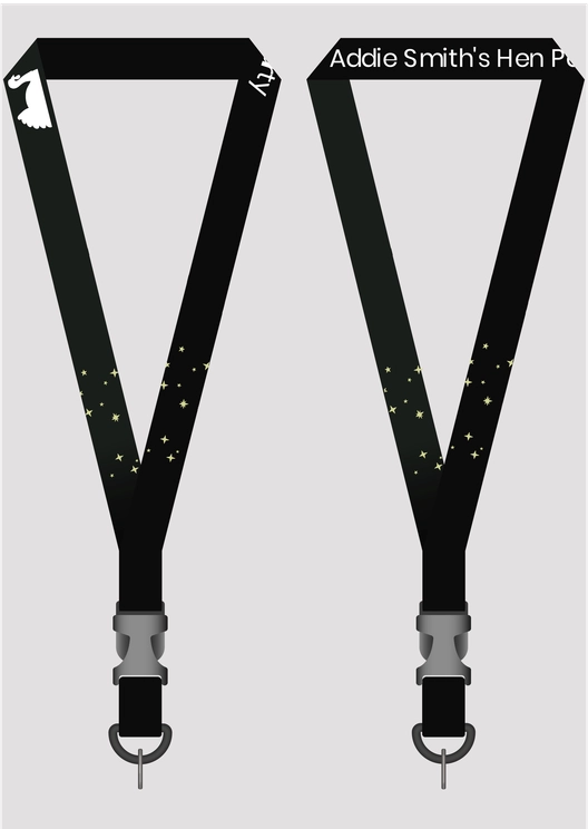 Hen Night Lanyard Template