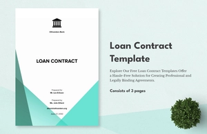 Loan Contract Template