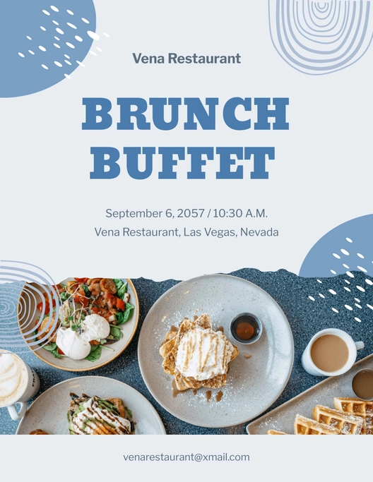 Brunch Buffet Flyer Template