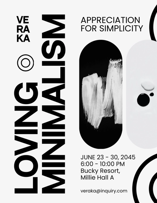 Modern Art Exhibition Flyer