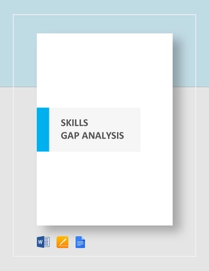 Skills Gap Analysis Template
