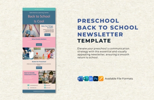 Preschool Back To School Newsletter Preschool Back To School Newsletter