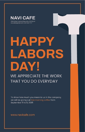 Creative Labor Day Poster
